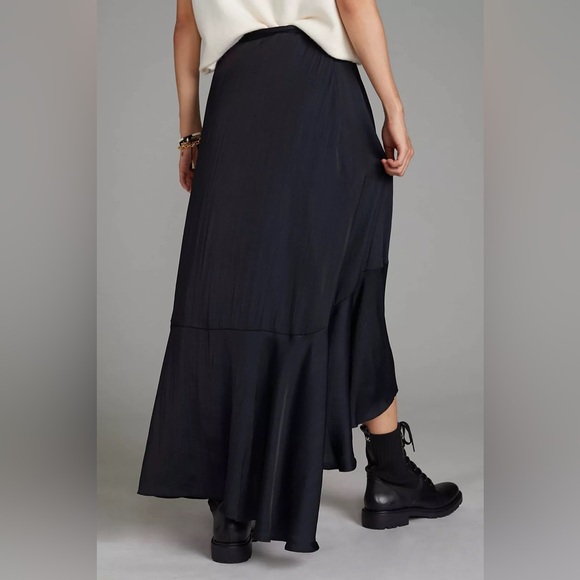 Maeve Ruffle Wrap Midi Skirt - Picture 5 of 14
